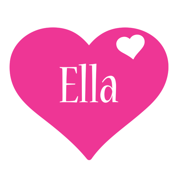 Ella love-heart logo