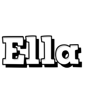 Ella snowing logo