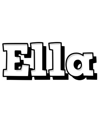 Ella snowing logo