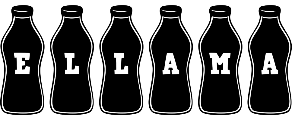 Ellama bottle logo