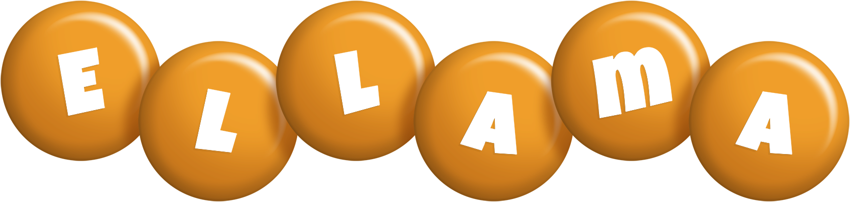 Ellama candy-orange logo