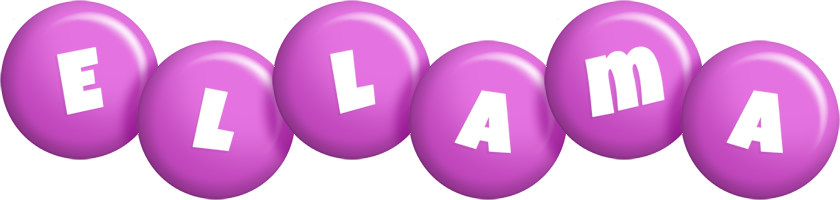 Ellama candy-purple logo