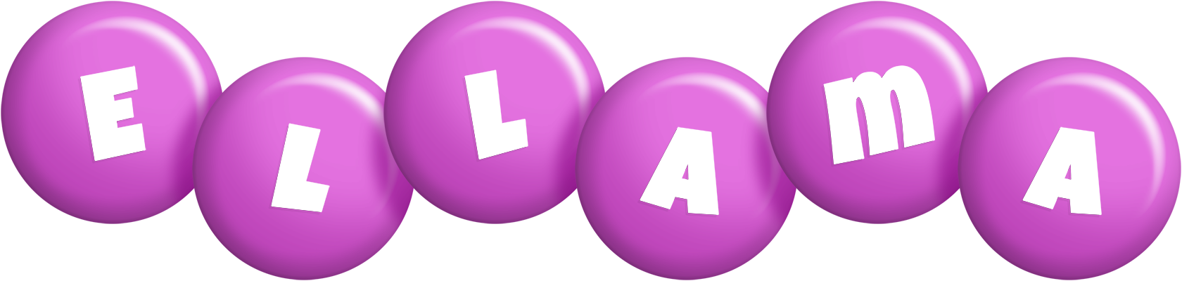 Ellama candy-purple logo