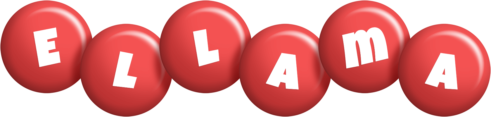 Ellama candy-red logo