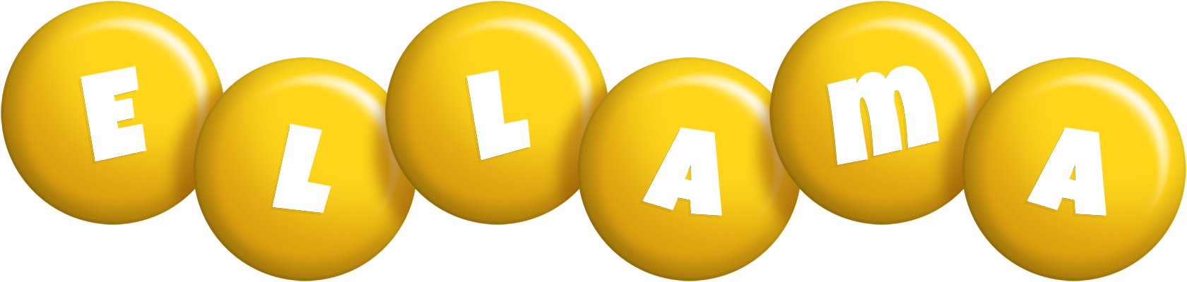 Ellama candy-yellow logo