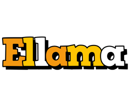 Ellama cartoon logo