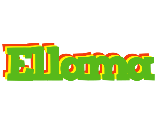 Ellama crocodile logo