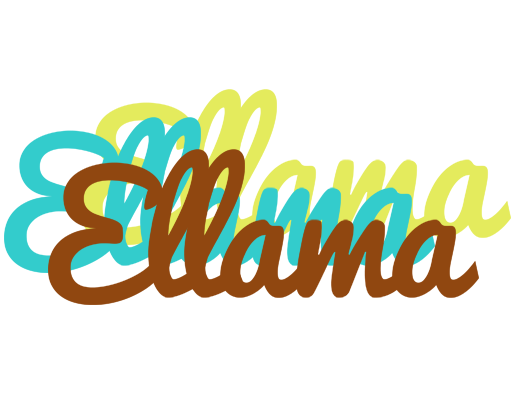 Ellama cupcake logo