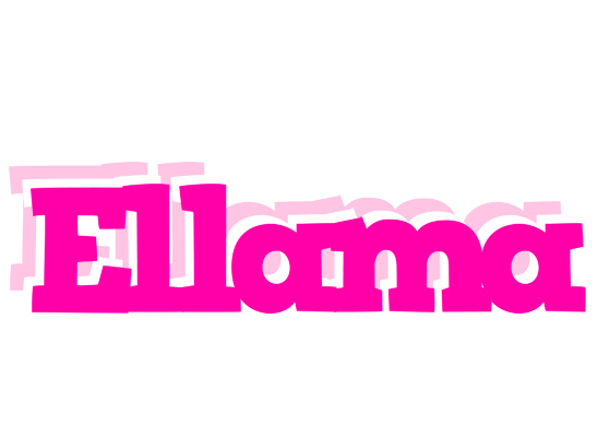 Ellama dancing logo