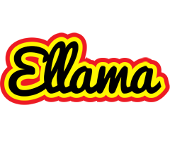 Ellama flaming logo