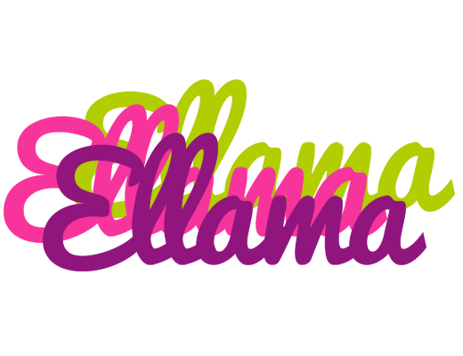 Ellama flowers logo