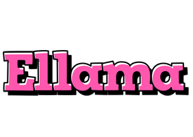 Ellama girlish logo