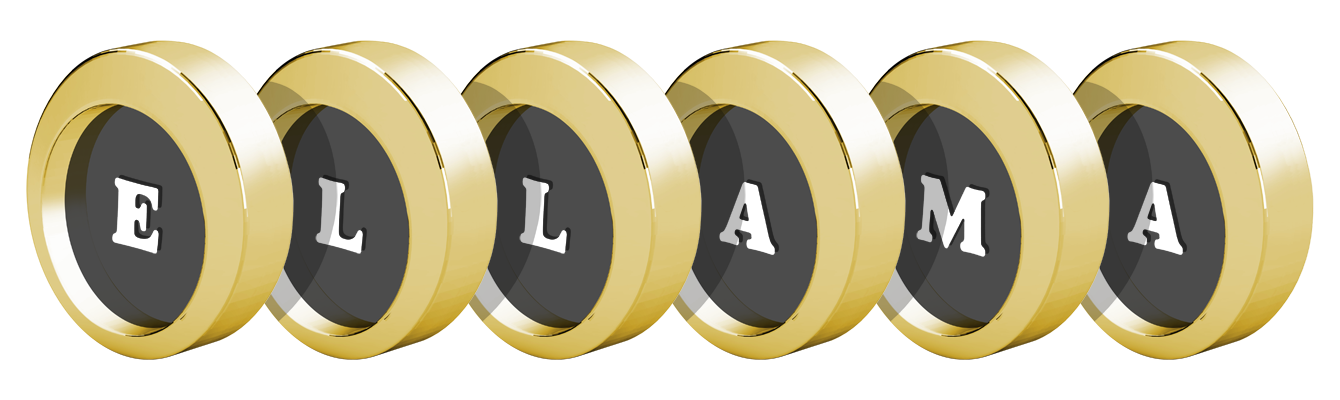Ellama gold logo