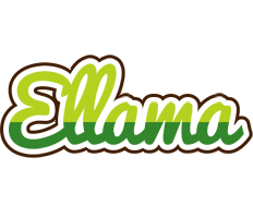 Ellama golfing logo