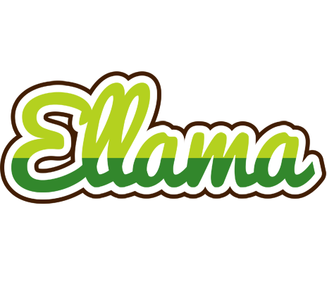 Ellama golfing logo