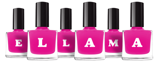 Ellama nails logo