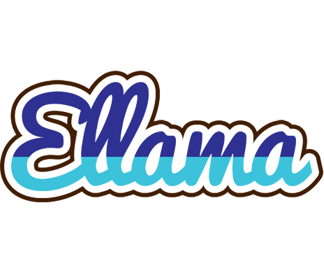Ellama raining logo