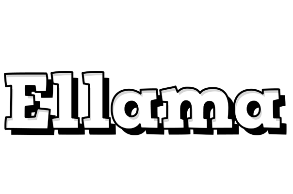 Ellama snowing logo