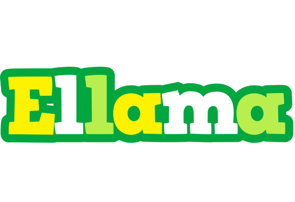 Ellama soccer logo