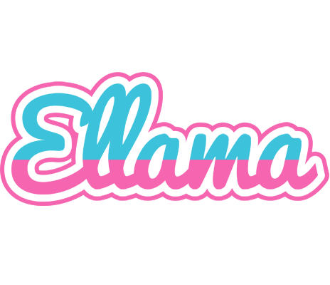 Ellama woman logo