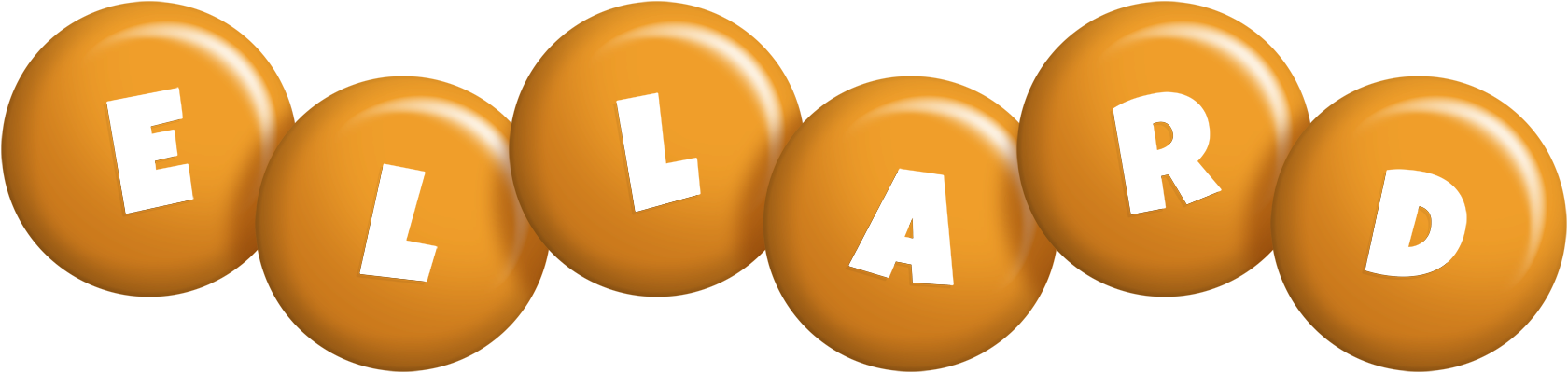 Ellard candy-orange logo