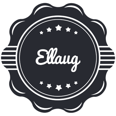Ellaug badge logo
