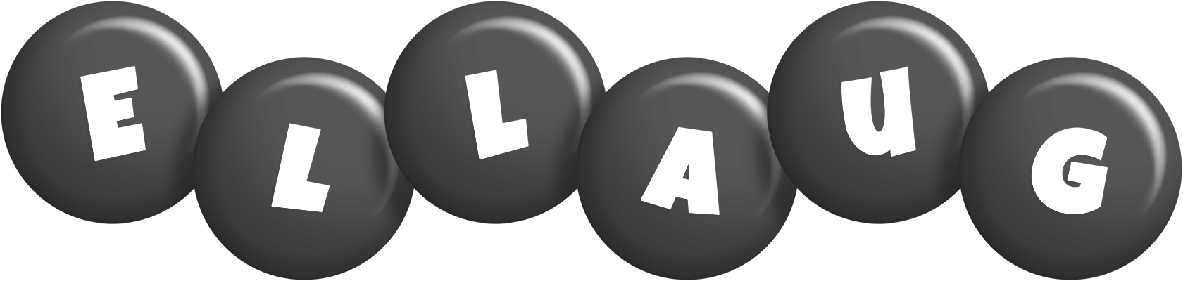 Ellaug candy-black logo