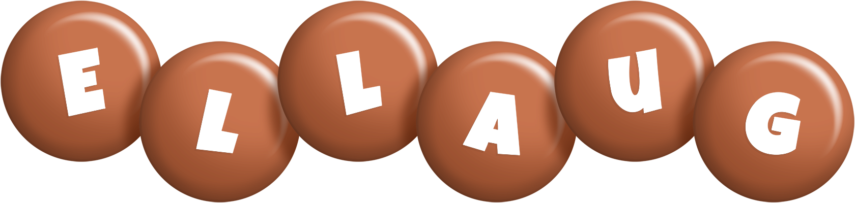 Ellaug candy-brown logo