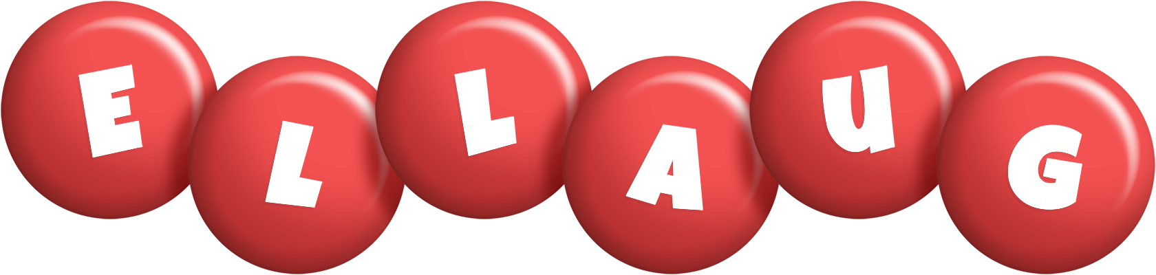 Ellaug candy-red logo