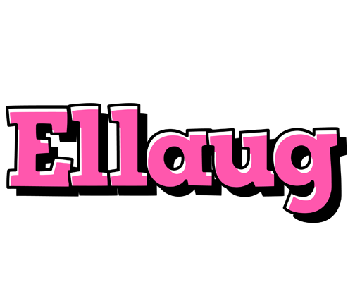 Ellaug girlish logo