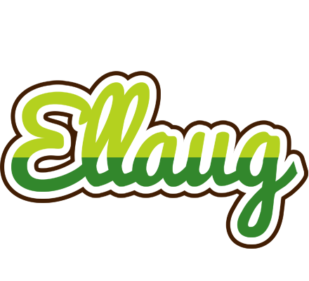 Ellaug golfing logo