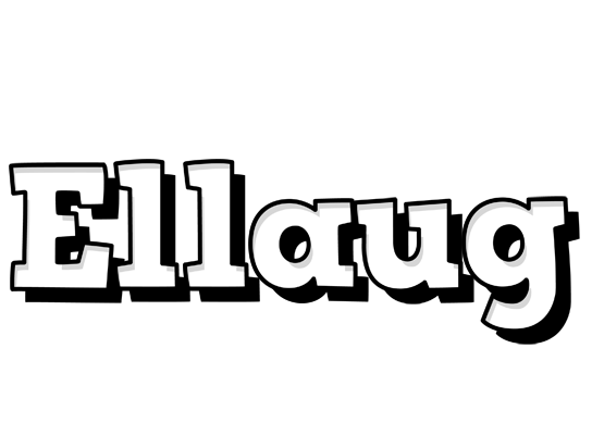 Ellaug snowing logo