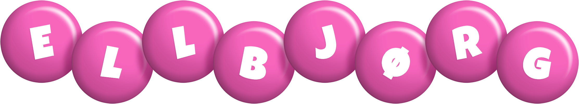 Ellbjørg candy-pink logo