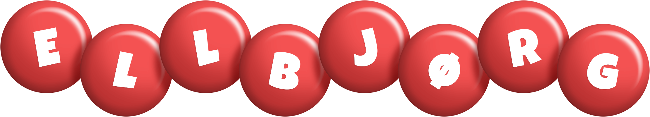 Ellbjørg candy-red logo