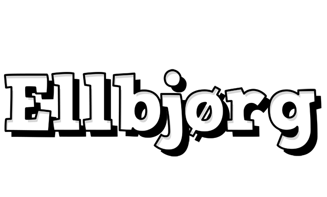 Ellbjørg snowing logo