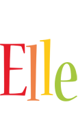 Elle birthday logo