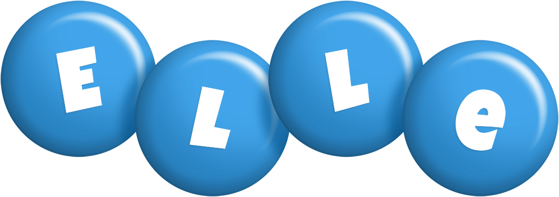 Elle candy-blue logo