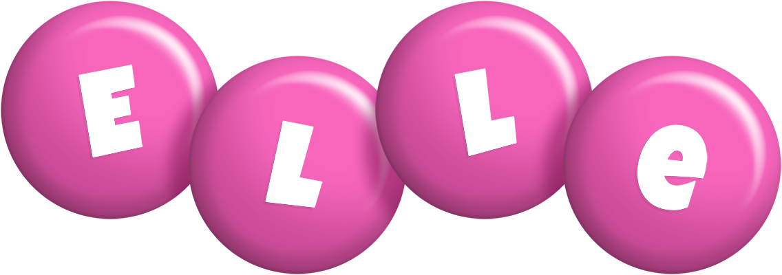 Elle candy-pink logo