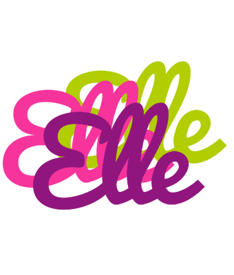 Elle flowers logo