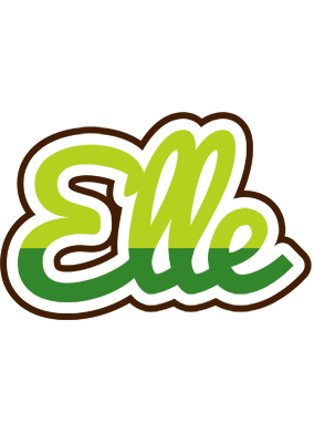 Elle golfing logo