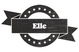 Elle grunge logo