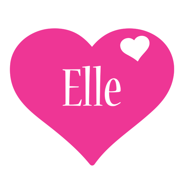 Elle love-heart logo