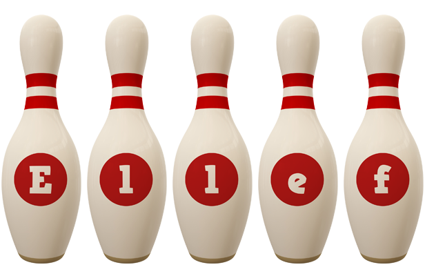 Ellef bowling-pin logo