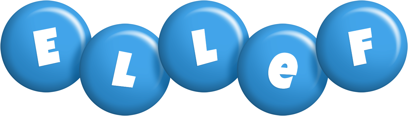 Ellef candy-blue logo