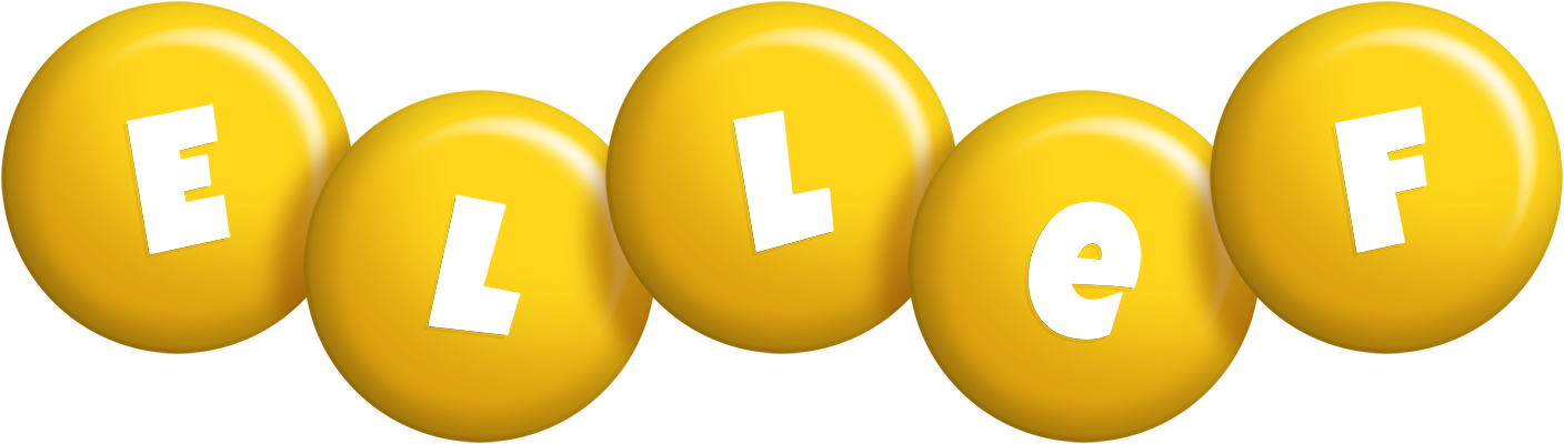 Ellef candy-yellow logo