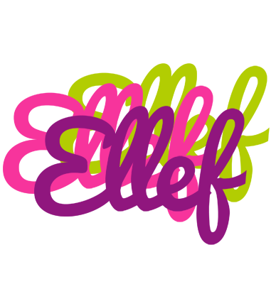 Ellef flowers logo