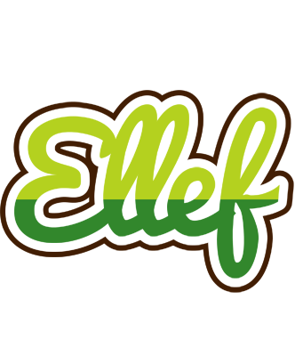 Ellef golfing logo