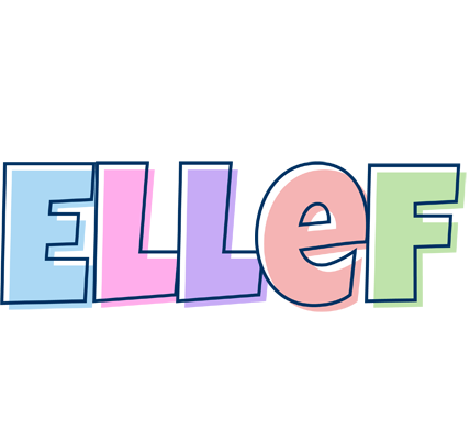 Ellef pastel logo