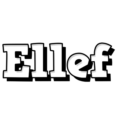 Ellef snowing logo
