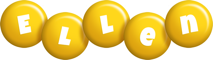 Ellen candy-yellow logo
